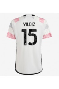 Fotbalové Dres Juventus Kenan Yildiz #15 Venkovní Oblečení 2023-24 Krátký Rukáv